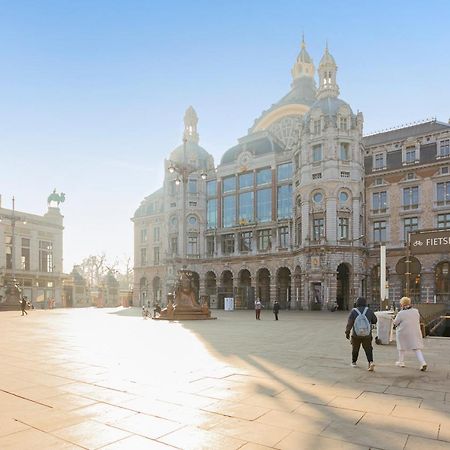 Studio In City Center With Terrace, Netflix - Wifi 安特卫普 外观 照片
