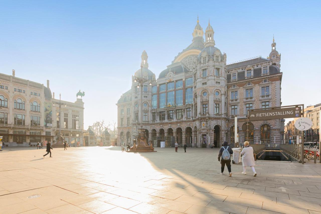 Studio In City Center With Terrace, Netflix - Wifi 安特卫普 外观 照片